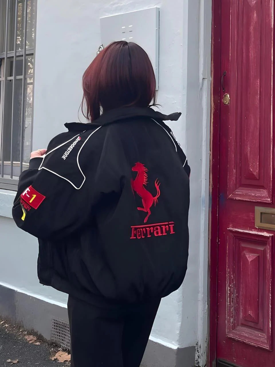 Ferrari F1 Racing Jacket - Premium Embroidery Collection