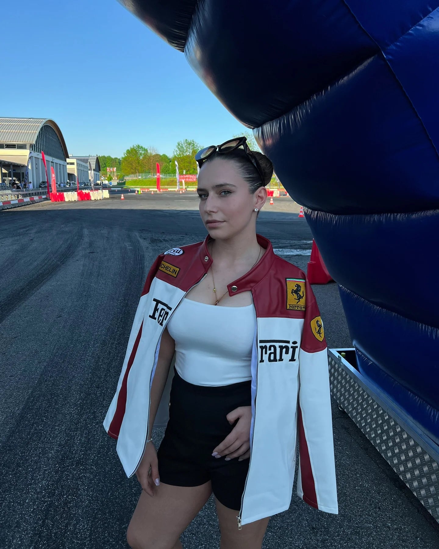 Ferrari Leather Racing Jacket - F1 Racing Jacket