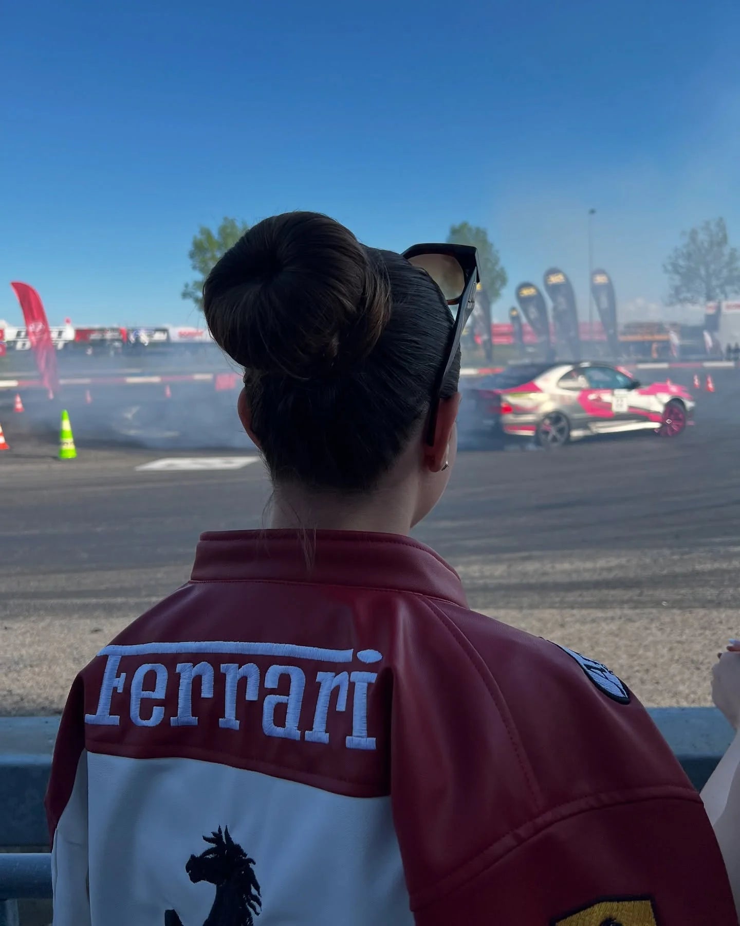 Ferrari Leather Racing Jacket - F1 Racing Jacket
