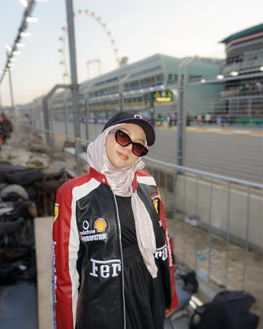 Ferrari F1 Stylish Leather Jacket - Unisex Racing Jacket
