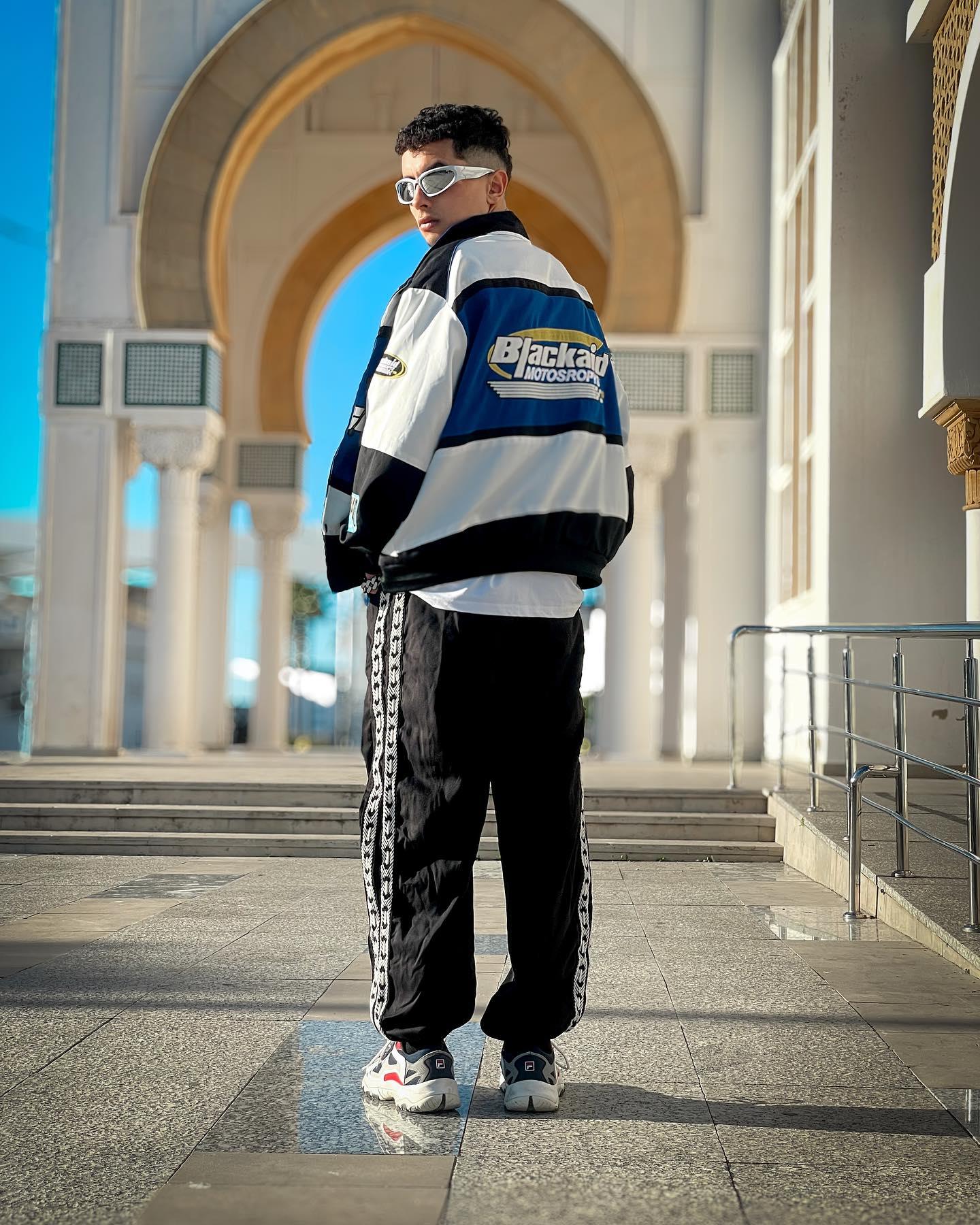 Blackair Racing Motorcycle Vintage Racing Jacket