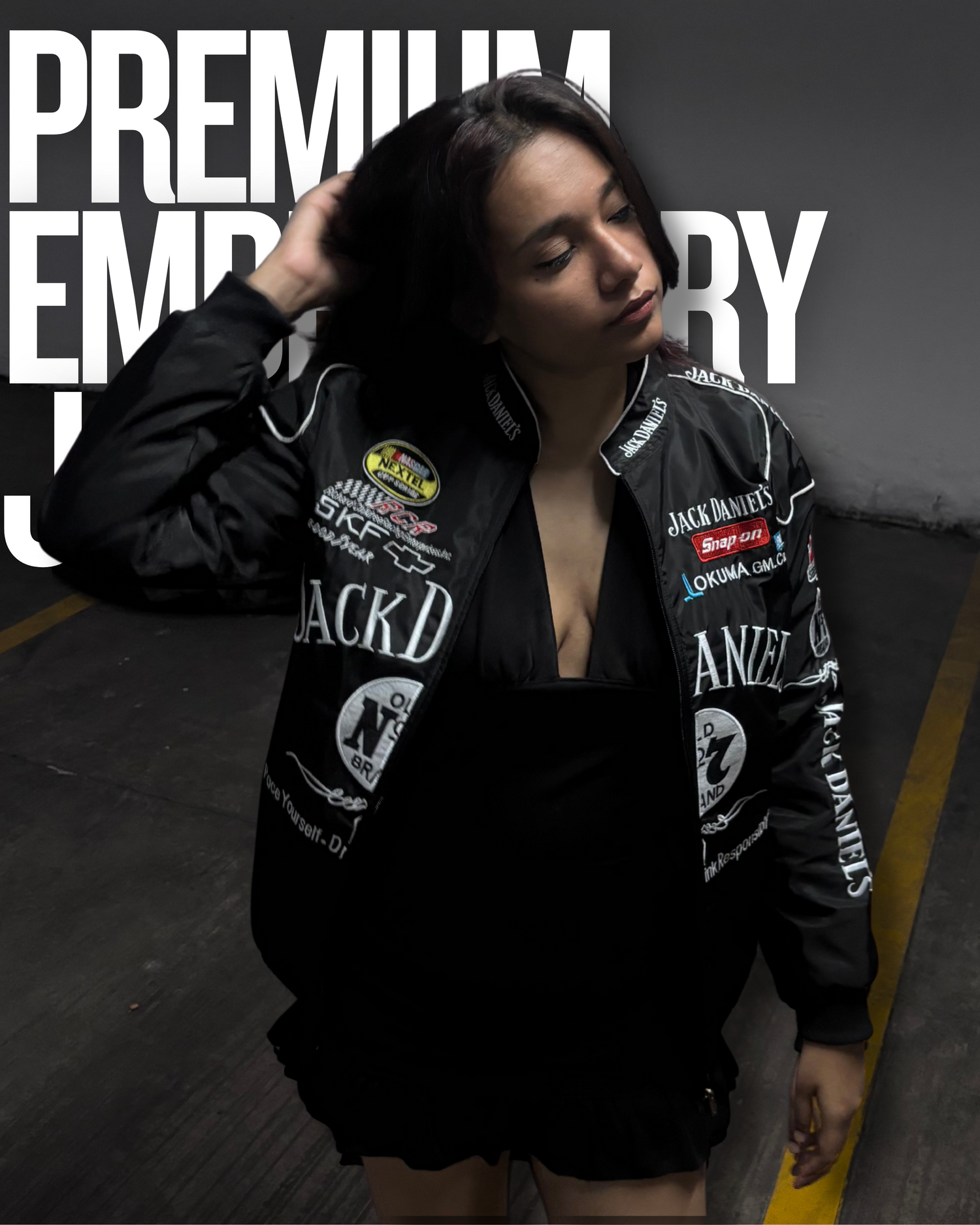 Premium Embroidery Racing Jacket