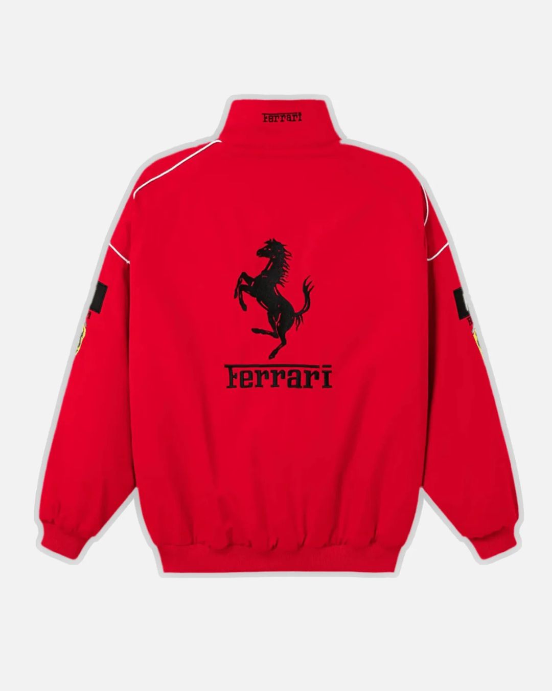 Red F1 Ferrari Scuderia Vintage Edition Jacket – Premium Motorsport Outerwear