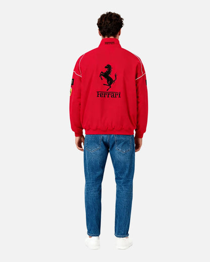 Red F1 Ferrari Scuderia Vintage Edition Jacket – Premium Motorsport Outerwear