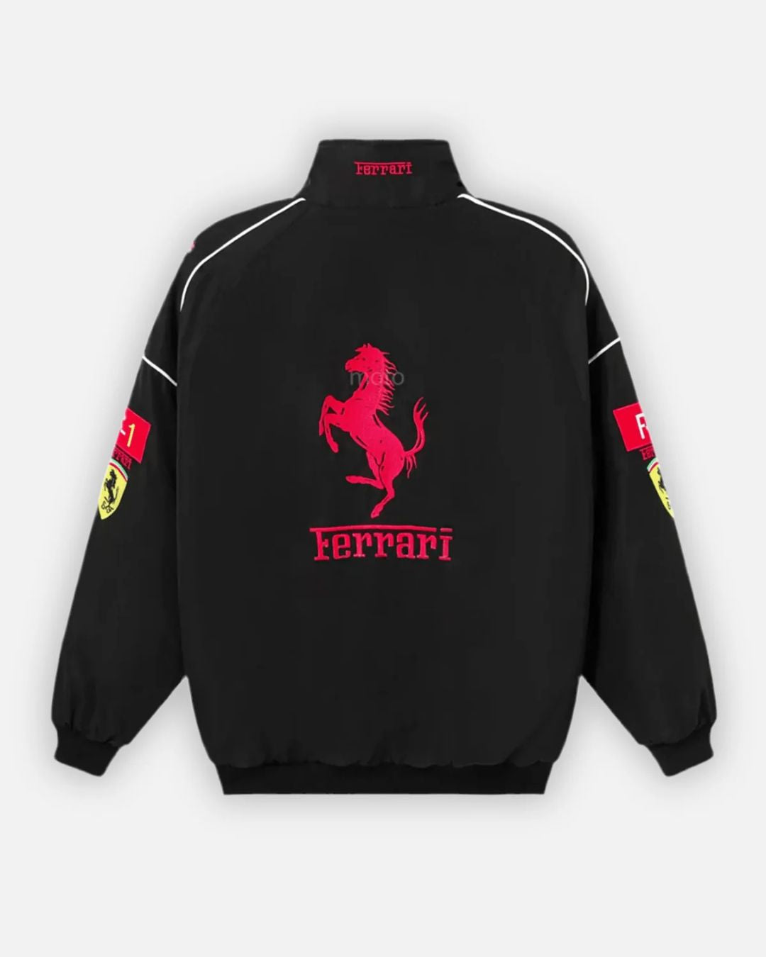 Formova Black Ferrari Scuderia Jacket – Premium Motorsport Performance Outerwear