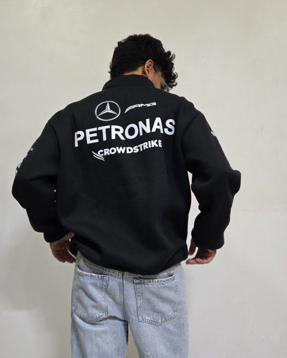 Formova AMG Petronas Half Zip Polo Sweatshirt – Premium F1 Inspired Style