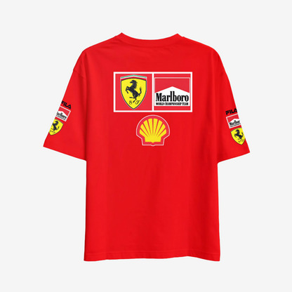 Formova Red Ferrari F1 T-Shirt – Motorsport Performance Edition