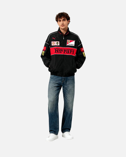 Formova Black Ferrari Scuderia Jacket – Premium Motorsport Performance Outerwear
