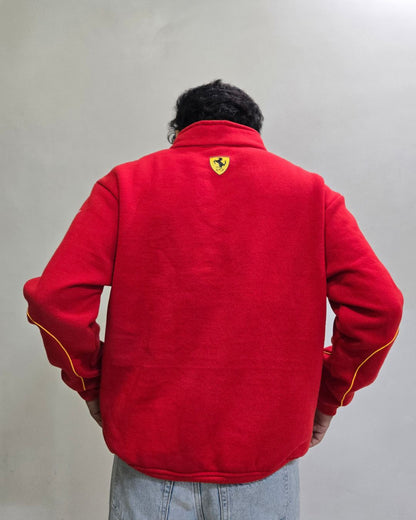 Formova F1 Scuderia Half Zip Polo Sweatshirt – Vintage Racing Edition