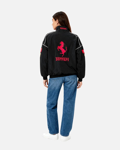 Formova Black Ferrari Scuderia Jacket – Premium Motorsport Performance Outerwear