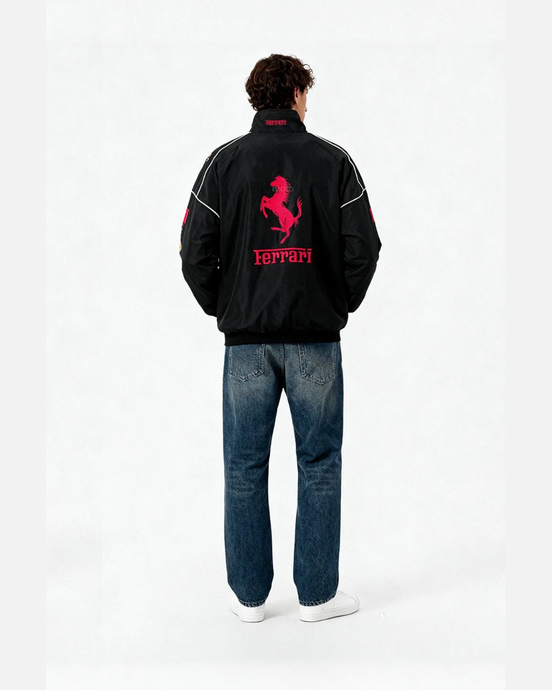 Formova Black Ferrari Scuderia Jacket – Premium Motorsport Performance Outerwear