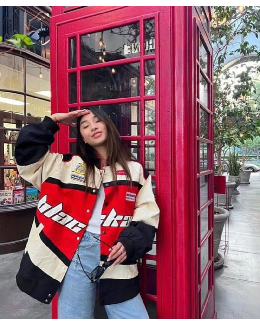 BlackAir Jacket Red Beige Unisex Streetwear – Formova