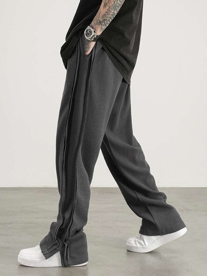 Casual GreyTrackpants – Everyday Comfort with a Sleek Look