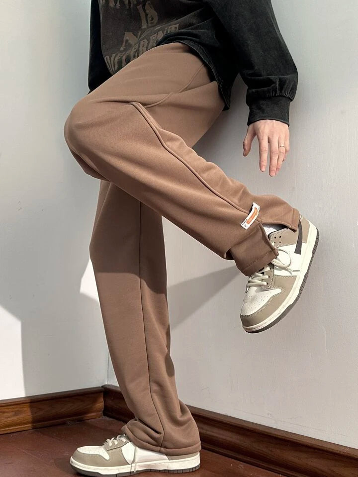 Brown Athletic Trackpants – Lightweight, Breathable & Stylish Fit