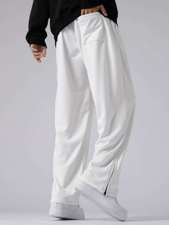 White Athletic Trackpants – Lightweight, Breathable & Stylish Fit