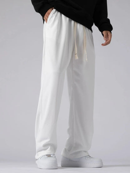 White Athletic Trackpants – Lightweight, Breathable & Stylish Fit