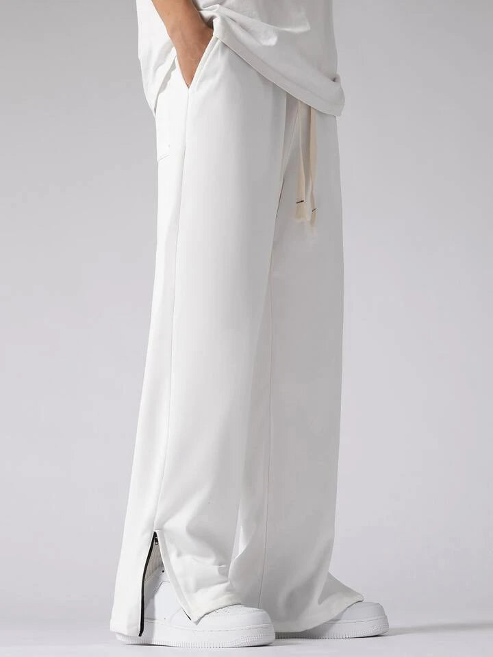 White Athletic Trackpants – Lightweight, Breathable & Stylish Fit