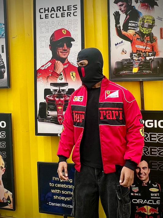 Tricolor Ferrari F1 Racing Jacket - Unisex Racing Jacket