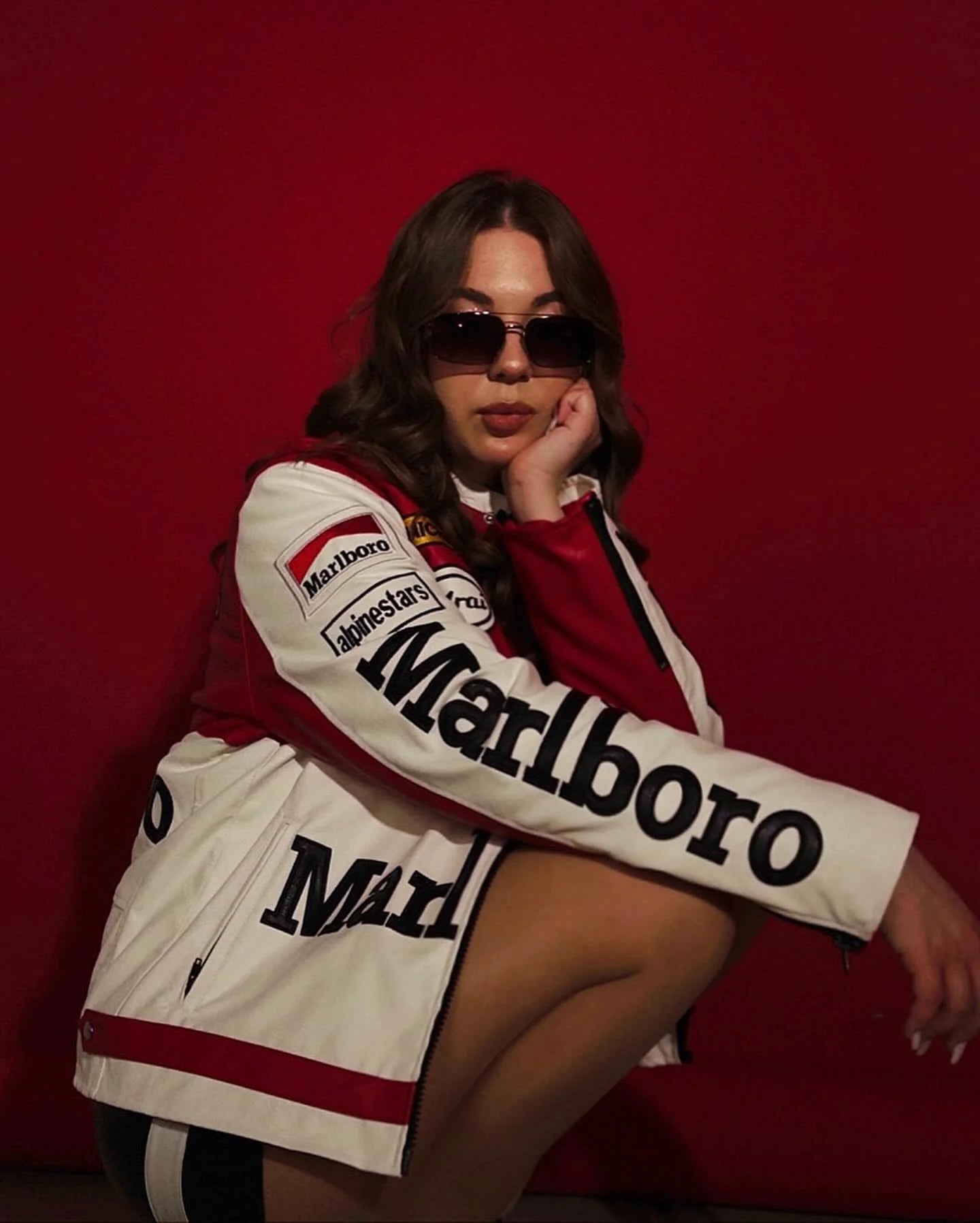 Marlboro F1 Leather Jacket - Iconic Design & Premium Quality