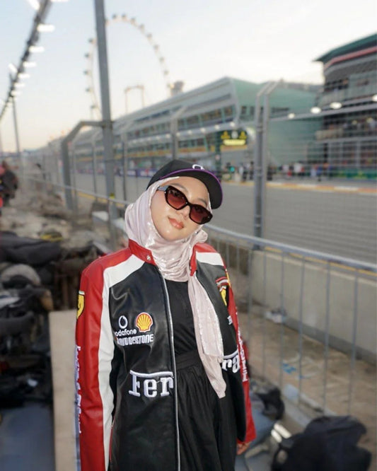 Ferrari F1 Stylish Leather Jacket - Unisex Racing Jacket
