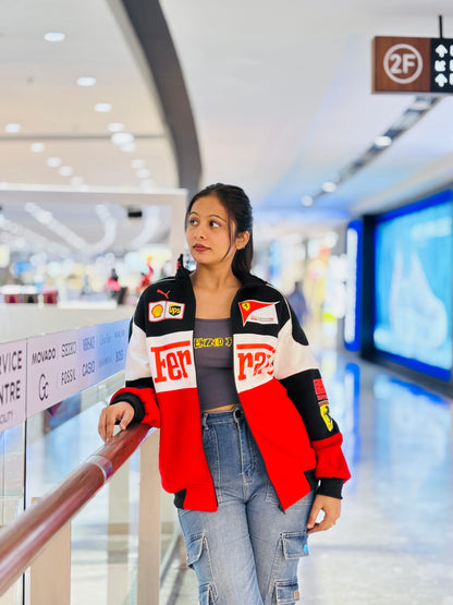 Ferrari F1 Premium Racing Jacket - Stylish Racing Apparel