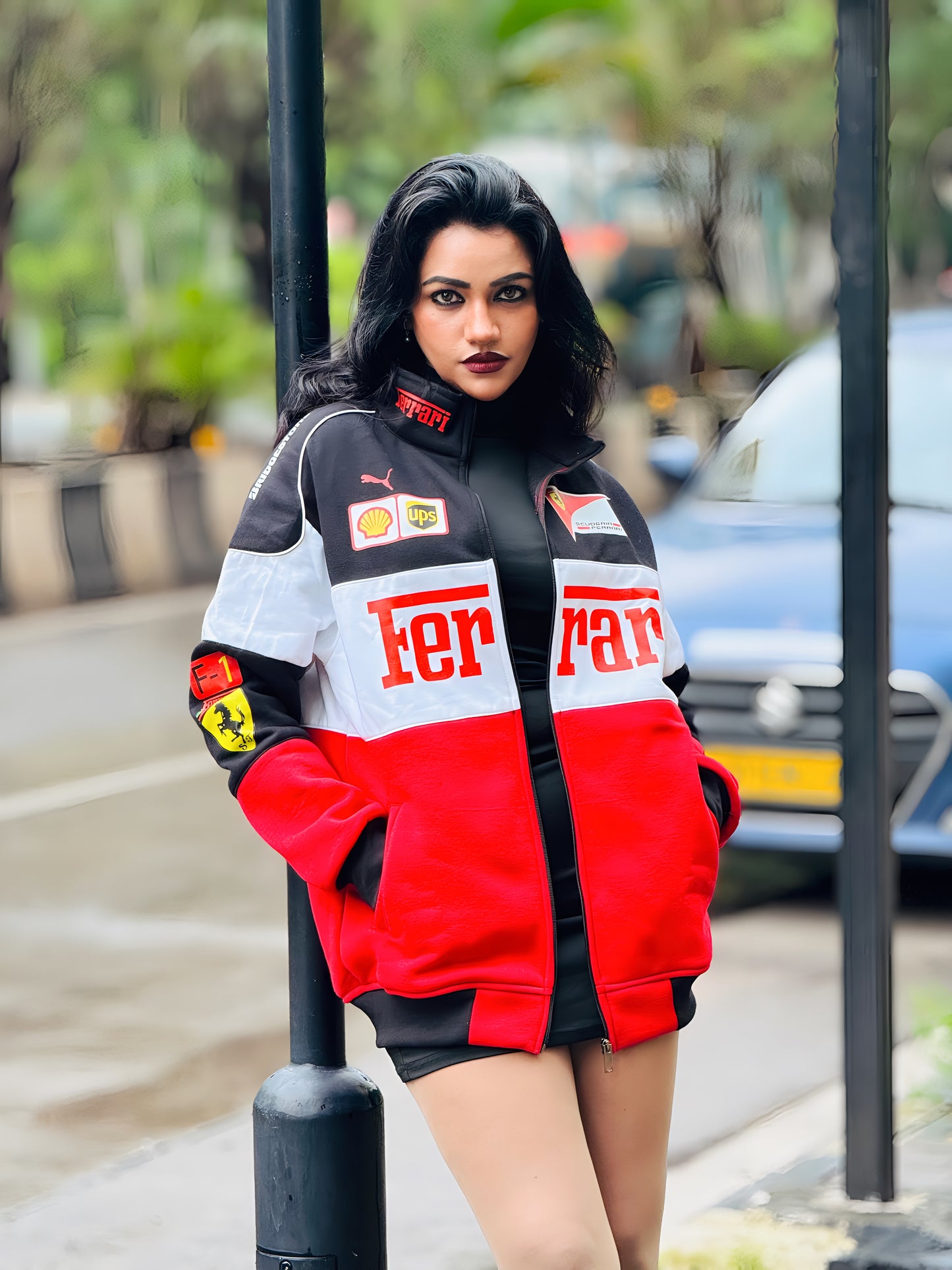 Racing Jacket Ferrari for women`s | Authentic F1 Team Gear | Official Store