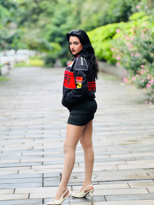 Black Ferrari F1 Jackets - For True Motorsports