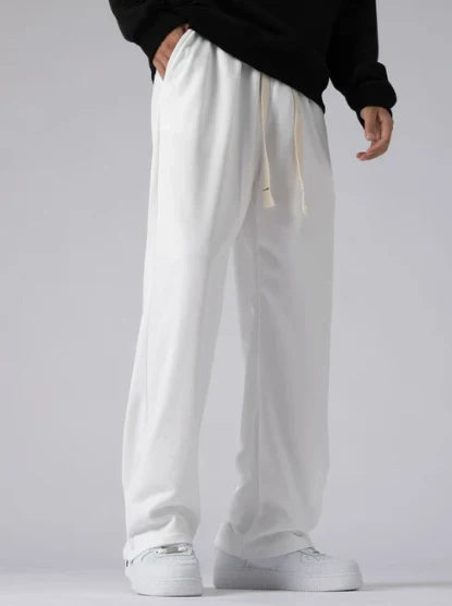 Formova White Classic Track Pant – Premium Streetwear Joggers