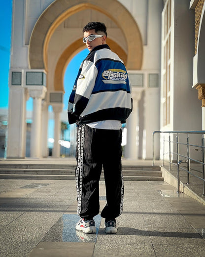 Blackair Racing Motorcycle Vintage Racing Jacket