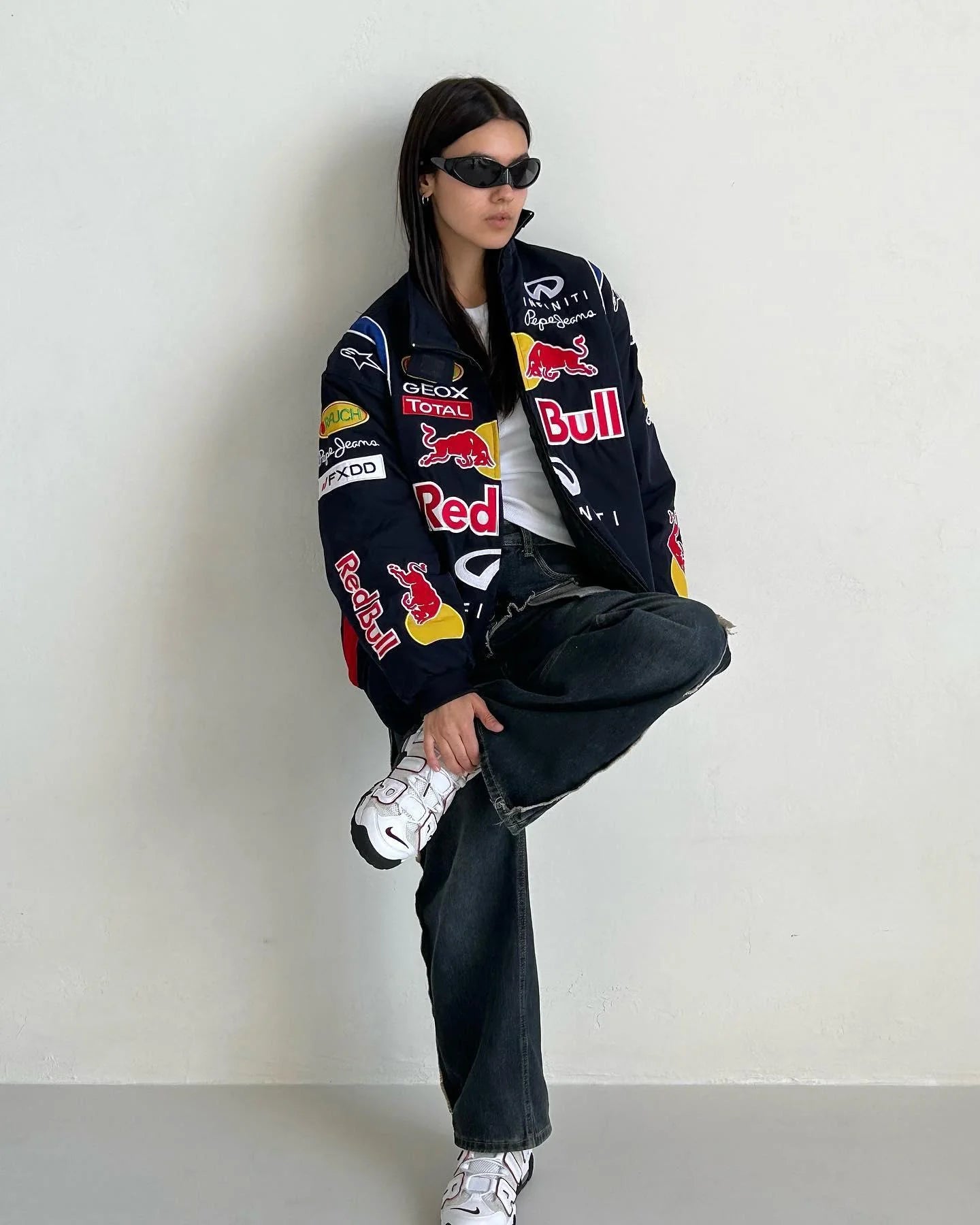 Red Bull Racing Team Jacket – Inner Puff Parachute Fabric | F1 Formova Look